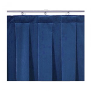 Theaterdoek blauw